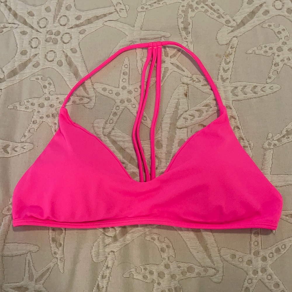 Neon Pink Bikini Top